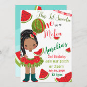 メロンオンライン誕生日招待状カード (正面/裏面)