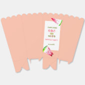 メロンカスタムスイカかわいい1歳の誕生日 フェイバーボックス (見開き)