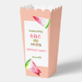 メロンカスタムスイカかわいい1歳の誕生日 フェイバーボックス (正面)