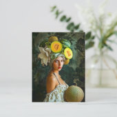 メロンガーデンミューズウーマンポートレート シーズンポストカード (スタンド正面)