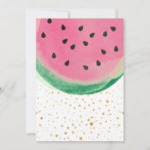 メロンガーリー一歳招待状 招待状 (裏面)