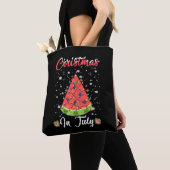 メロンクリスマスツリー7月の夏のクリスマス トートバッグ (クローズアップ)