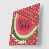 メロンコリー スクエア壁時計 (傾斜)