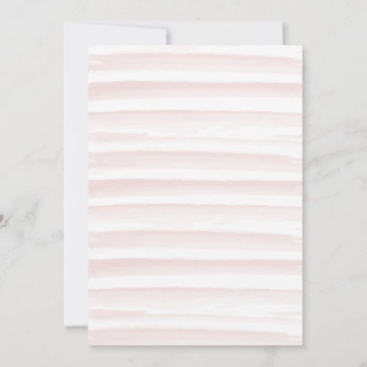 メロンスイカの水彩一歳 招待状 (裏面)