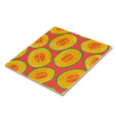 メロンスライス水彩パターン タイル (側面)