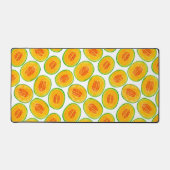 メロンスライス水彩パターン デスクマット (正面)