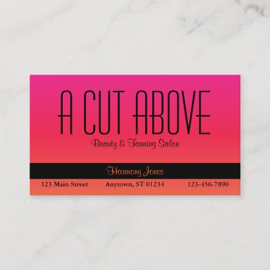 メロンズ名刺 予約カード (正面)