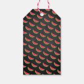 メロンチャルボードに1つ1歳の誕生日ありがとう ギフトタグ (裏面)