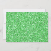 メロンチャルボードに1つ1歳の誕生日の写真 招待状 (裏面)