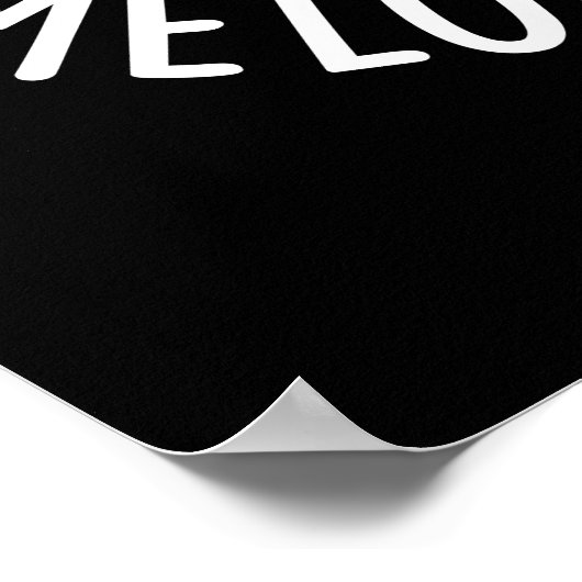 メロンドラマチックなメロおもしろいパンプンダークBGしてはいけない ポスター (角)