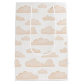 メロンドリームタイムウォーターカラークラウド抱き枕 ミディアムペーパーバッグ (裏面)