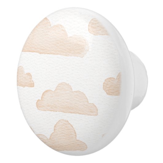 メロンドリームタイム水の色の雲セラミックプル セラミックノブ (右)