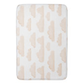 メロンドリームタイム水彩雲風呂マット バスマット (正面縦)