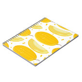 メロンドードルフルーツヴィンテージデザイン ノートブック (左側)