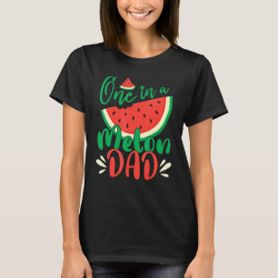 メロンパパスイカ誕生日父で1つ Tシャツ
