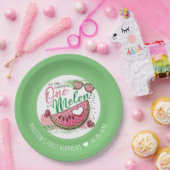 メロンパーソナライズされた誕生日に入った人 ペーパープレート (パーティー)