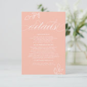 メロンピミニマルックリーフQRコード結婚の詳細 エンクロージャーカード (スタンド正面)