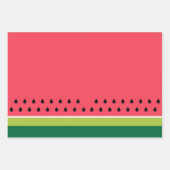 メロンファンキーの実パターン(の模様が)ある ラッピングペーパーシート (正面3)