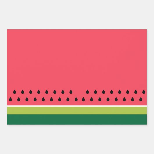 メロンファンキーの実パターン(の模様が)ある ラッピングペーパーシート (正面3)