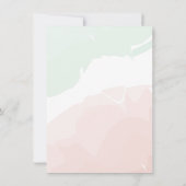 メロンファースト誕生日カードスウィートに感謝 招待状 (裏面)