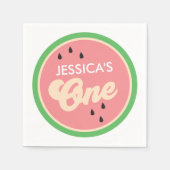 メロンファースト誕生日ナプキンス スタンダードカクテルナプキン (正面)