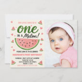 メロンファースト誕生日招待状 招待状 (正面)