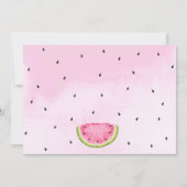 メロンファースト誕生日招待状 招待状 (裏面)