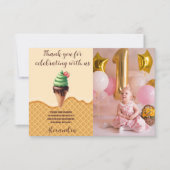 メロンファースト誕生日 サンキューカード (正面)
