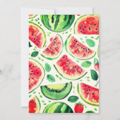 メロンフォトファースト誕生日 招待状 (裏面)