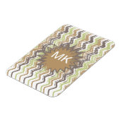 メロンブランディスクライブラブルジグザグパターン マグネット (左側)