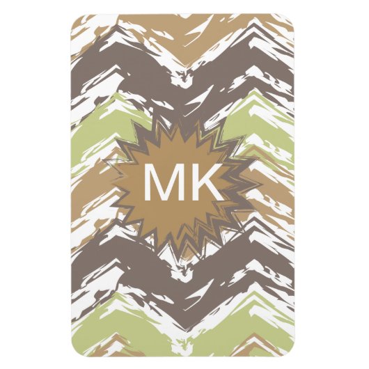 メロンブランディスクライブラブルジグザグパターン マグネット (縦)