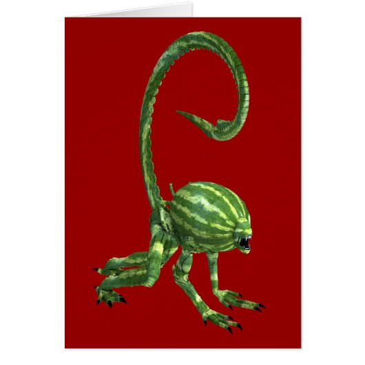 メロンヘッド生物 (正面)