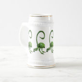 メロンヘッド生物 ビールジョッキ (正面左)