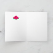 メロンママに1つ – スイカ – ママのために カード (内部)