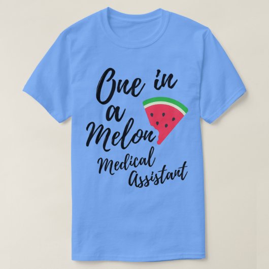 メロンメディカのアシスタントギフトアイディア Tシャツ (デザイン正面)