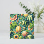 メロンメドレー:ヴィン鮮やかヤードパッチワーク 招待状 (スタンド正面)