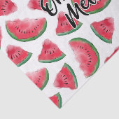 メロン引用文スイカの水彩柄の1つ 薄葉紙 (詳細)