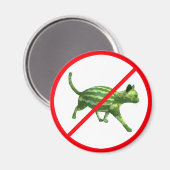 メロン猫は禁止！ マグネット (正面/裏面)