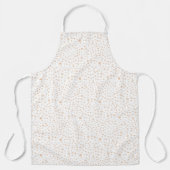 メロン紙吹雪水彩ドットキッチンエプロン エプロン (正面)