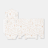 メロン紙吹雪水色ドットの好意ボックス フェイバーボックス (折り畳みなし)