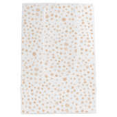 メロン紙吹雪水色ドット抱き枕 ミディアムペーパーバッグ (裏面)