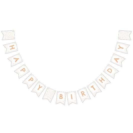 メロン紙吹雪水色ドット束フラグ バンティングフラッグ (全)