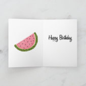 メロン誕生日おめでとう カード (内部)