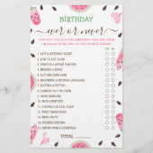 メロン誕生日でスイカを食べる (正面)