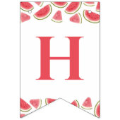 メロン誕生日の壁のバナーのスイカ バンティングフラッグ (第2の旗)