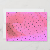 メロン誕生日サンキューカード 招待状 (裏面)