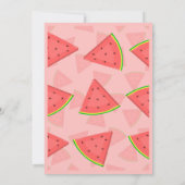 メロン誕生日スイカサンキューカード 招待状 (裏面)