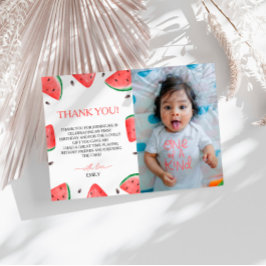 メロン誕生日スイカサンキューカード 招待状