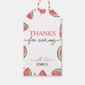 メロン誕生日スイカ ギフトタグ (正面)