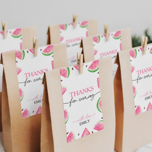 メロン誕生日スイカ ギフトタグ